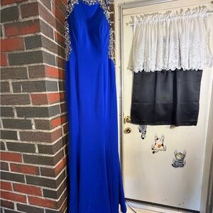 Elegant Royal Blue Prom Dress